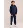 WE Fashion tapered sweatpants - donkerblauw