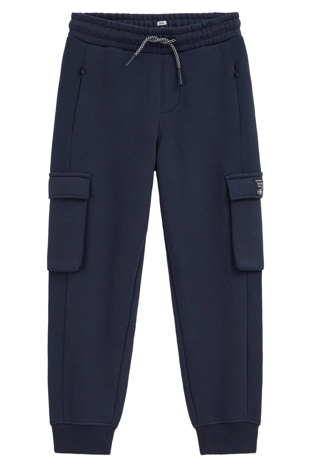 WE Fashion tapered sweatpants - donkerblauw
