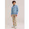 katoenen pullover - blauw
