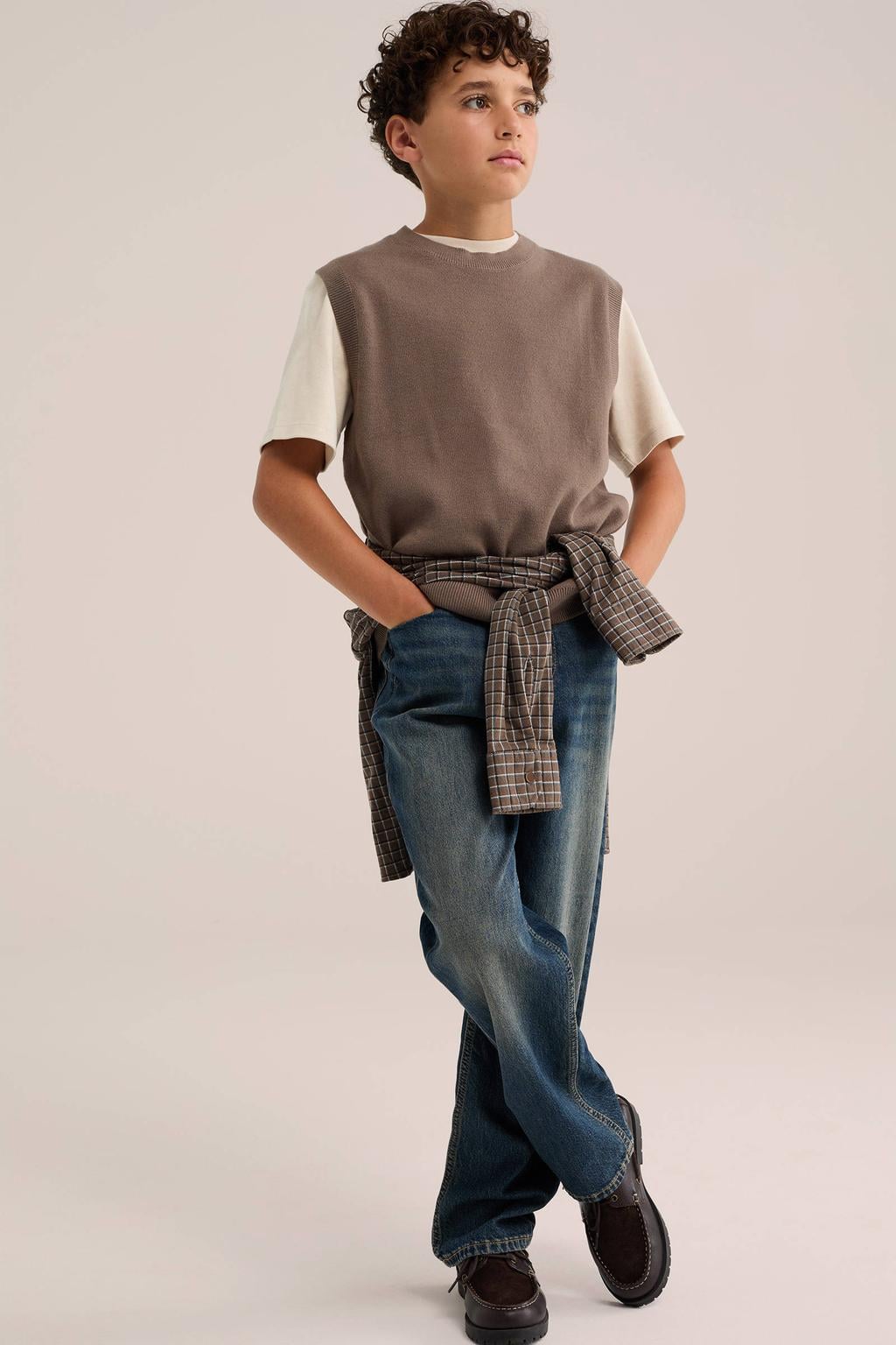 WE Fashion spencer - lichtbruin