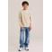 WE Fashion longsleeve - beige