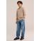 WE Fashion sweater - lichtbruin