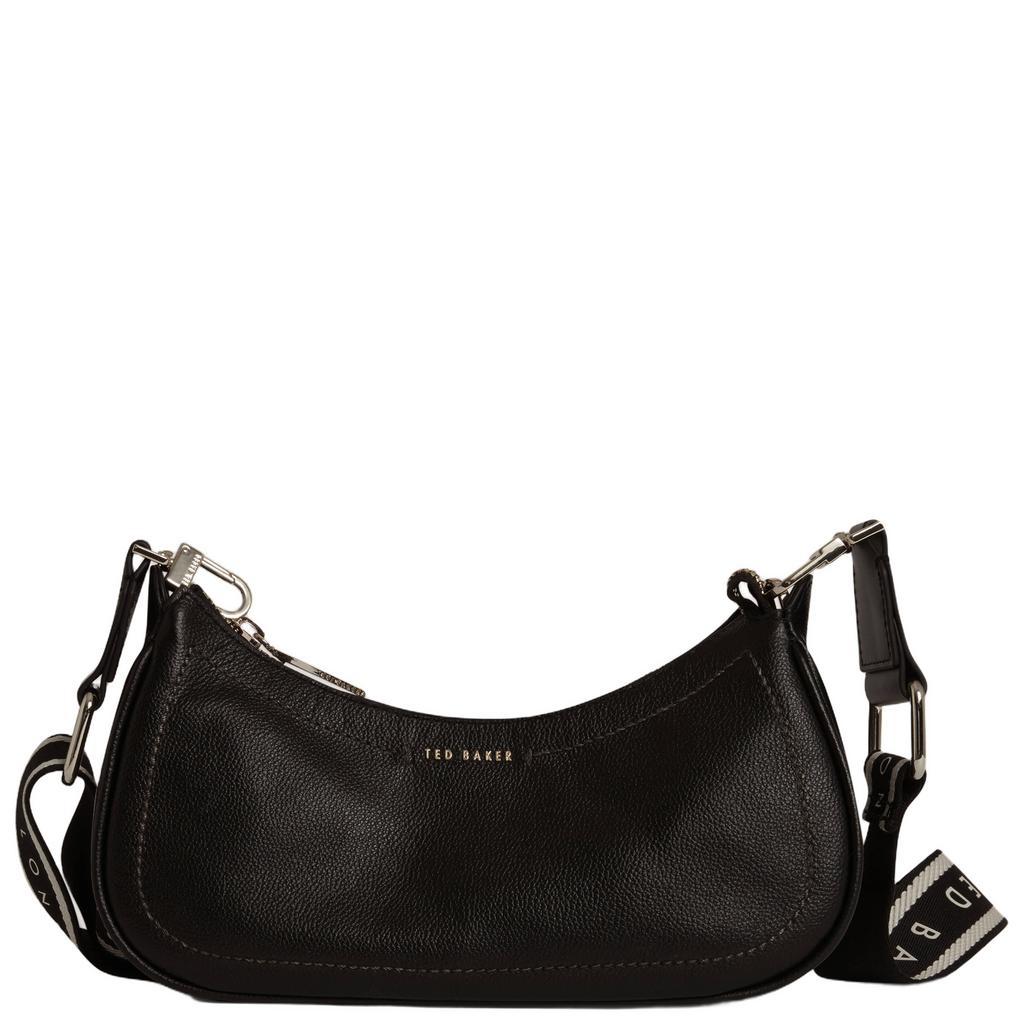 Ted Baker leren crossbody tas LAARNA zwart