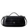 Calvin Klein crossbody tas CK Croc zwart