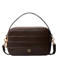 Calvin Klein crossbody tas CK Croc donkerbruin