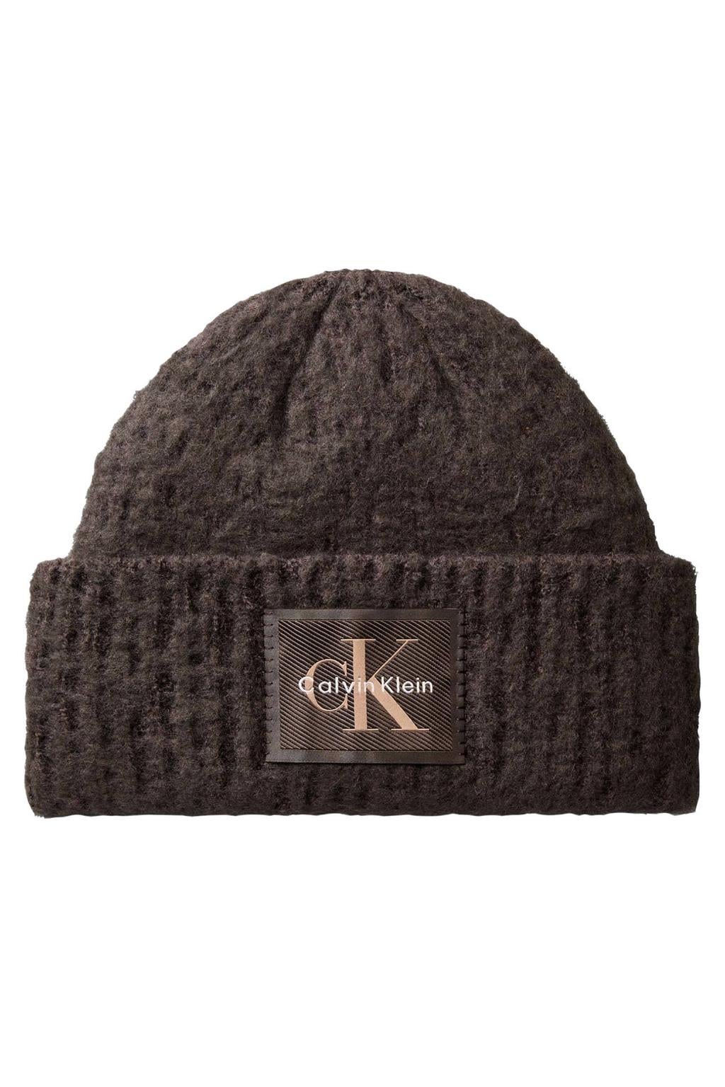 Calvin Klein muts donkerbruin