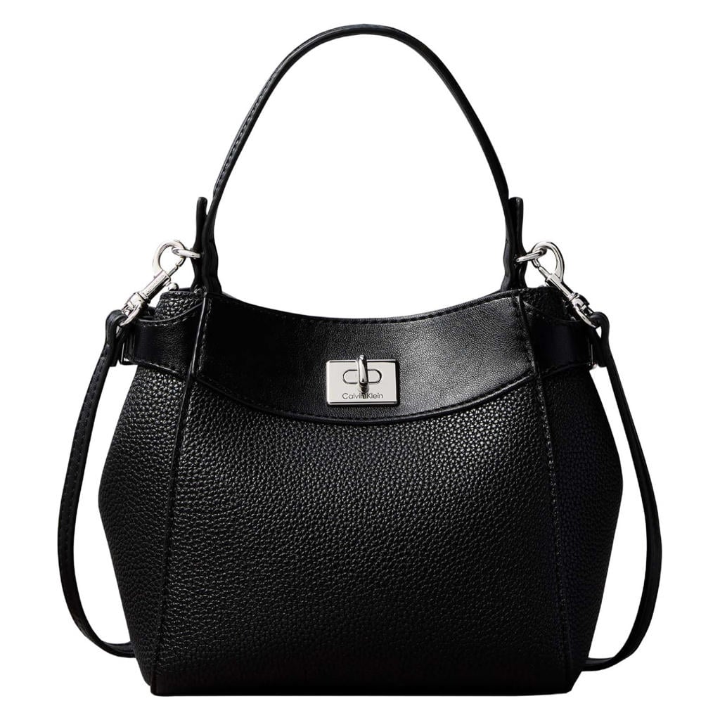 Calvin Klein crossbody tas Mix Media zwart