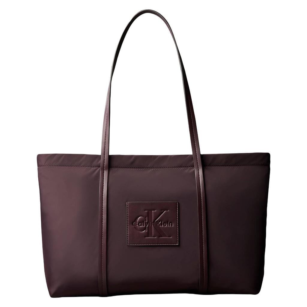 Calvin Klein gewatteerde shopper bordeauxrood