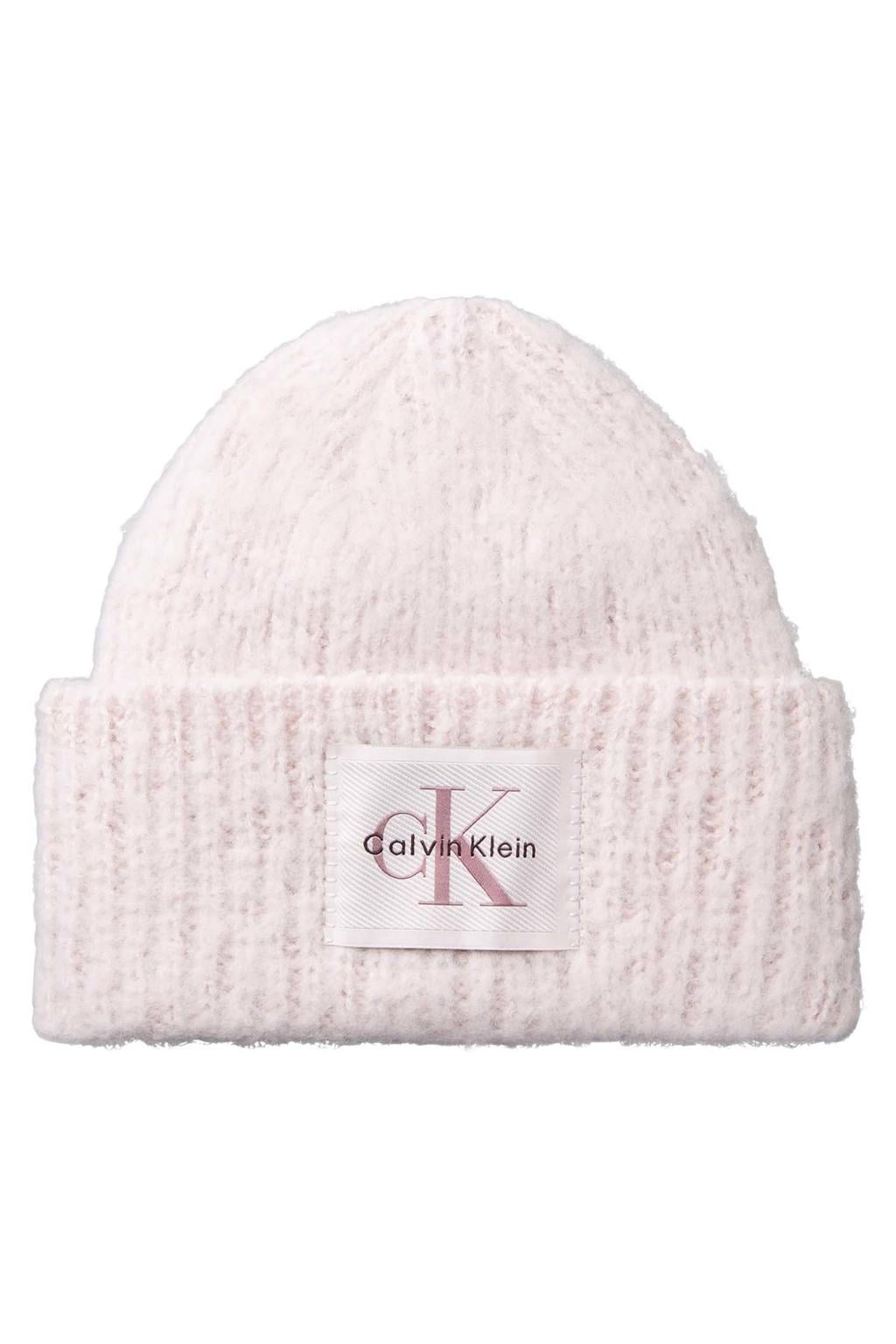 Calvin Klein muts lichtroze
