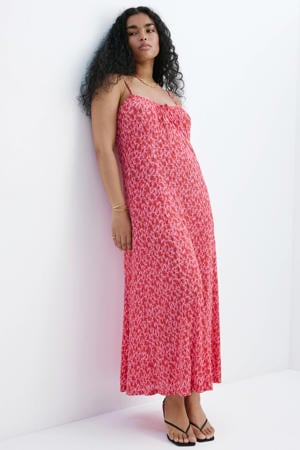 zomerjurk met print - rood