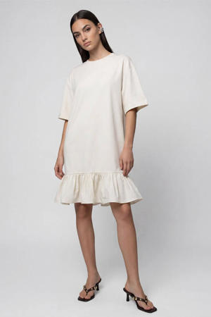 T-shirtjurk zomerjurk ecru