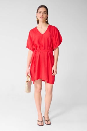 T-shirtjurk zomerjurk rood