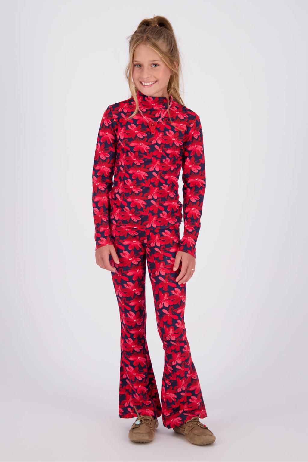 Vingino longsleeve met print - rood