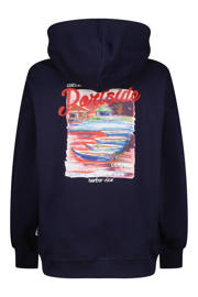 thumbnail: Vingino hoodie met logo - donkerblauw