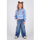 Vingino Cita high waist wide leg jeans - medium blue denim