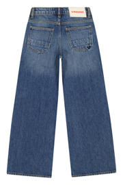 thumbnail: Vingino Cassie Hearts wide leg broderie jeans met hartjes - Old Vintage