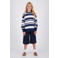 Vingino gestreepte sweater - blauw