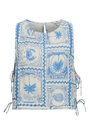 top blauw