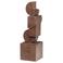 WOOOD Draxa sculptuur ornament hout bruin
