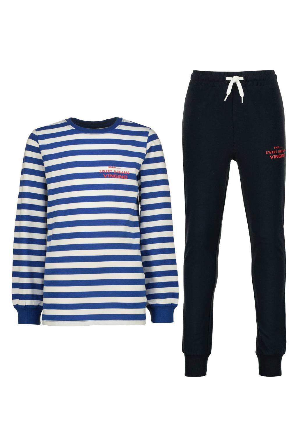 Vingino pyjama met print - blauw