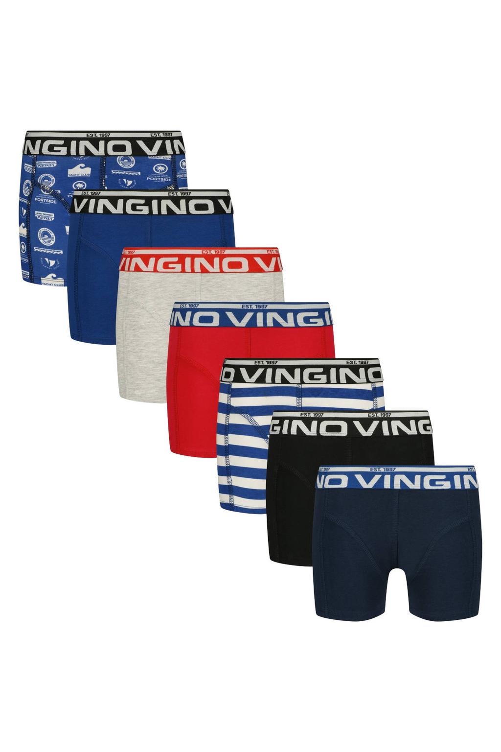 Vingino boxershorts met print (set van 7)