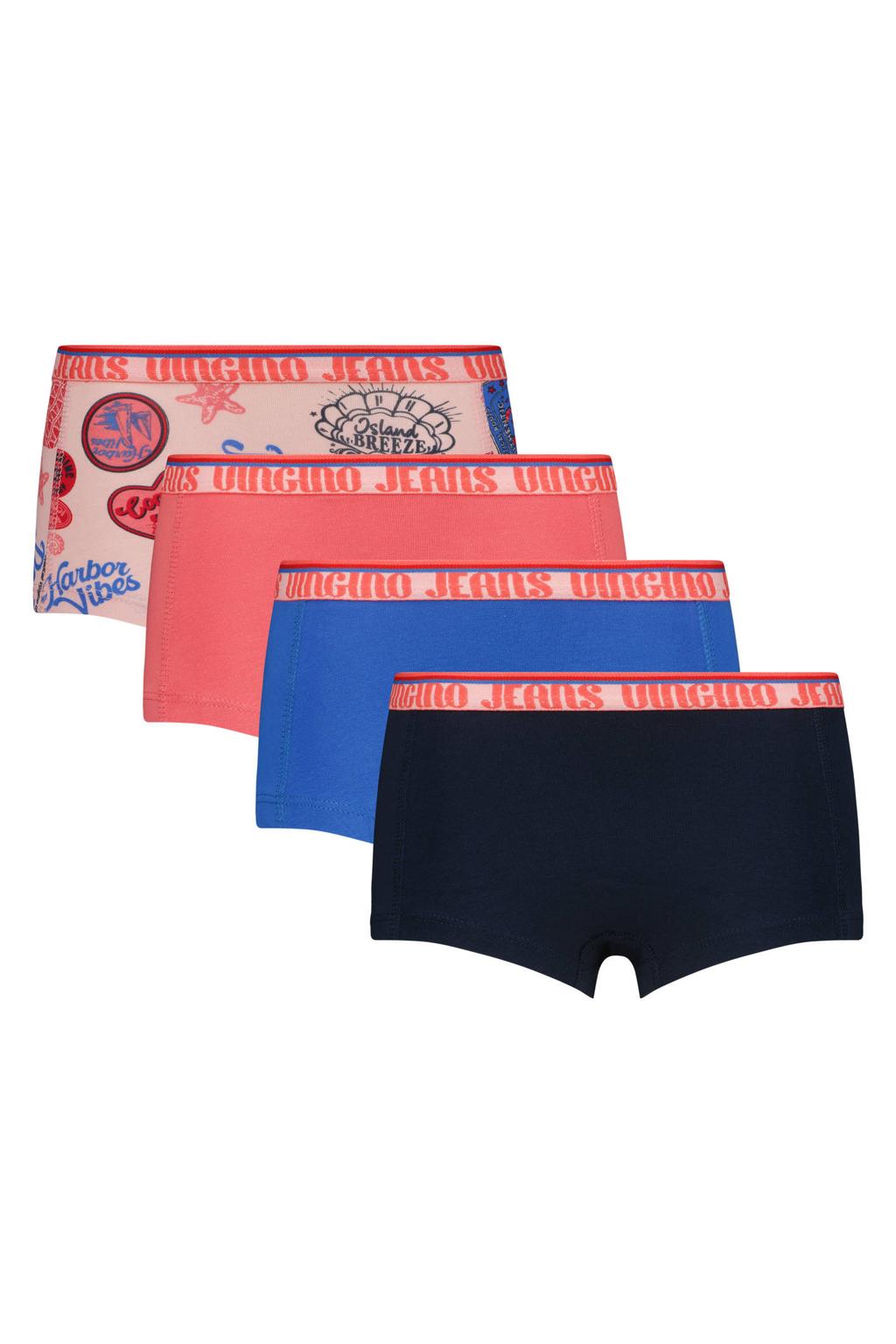 Vingino shorts met print (set van 4)
