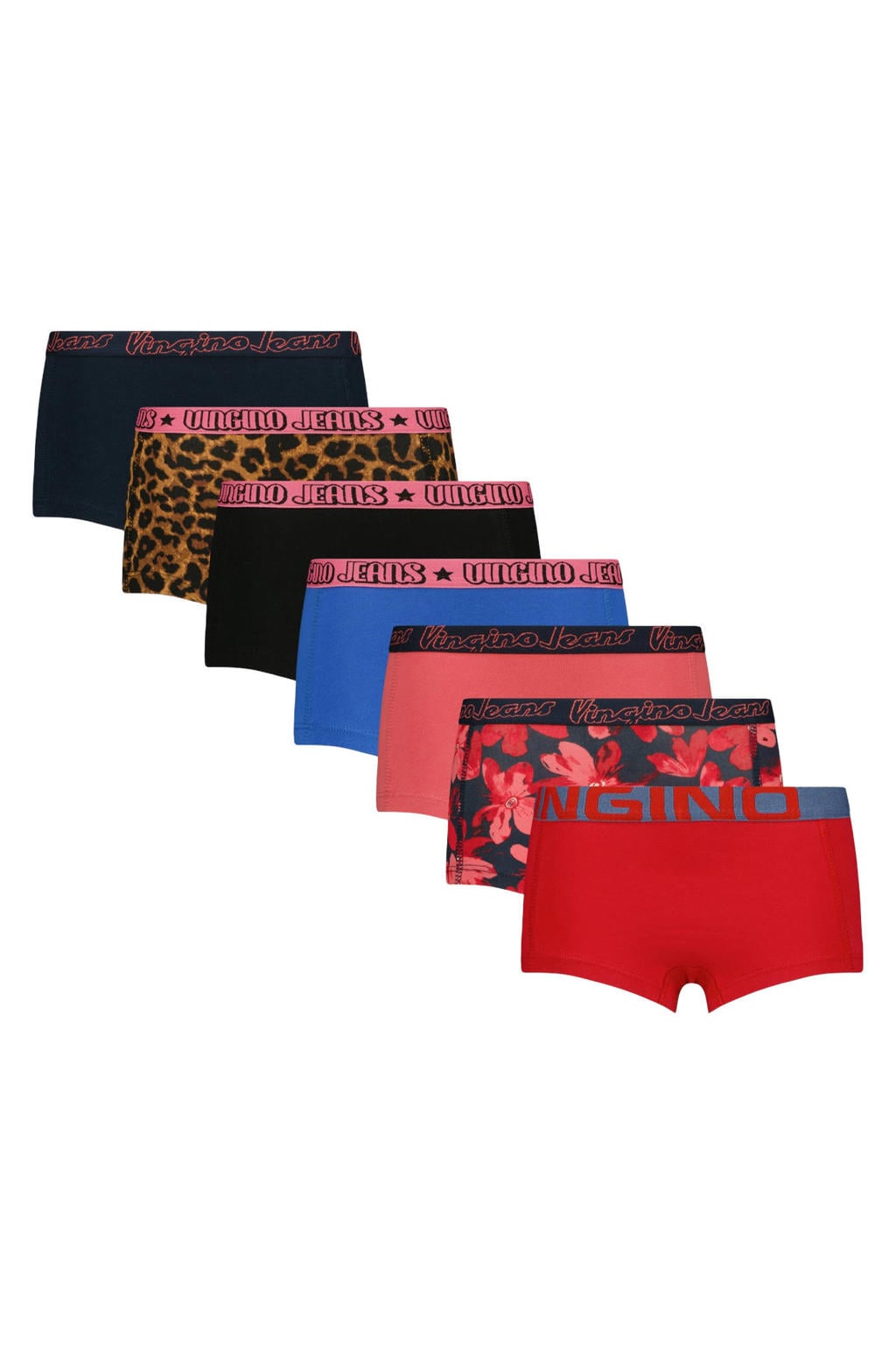 Vingino shorts met print (set van 7)