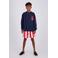 Vingino sweater met backprint - donkerblauw