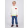 Vingino sweater met backprint - wit