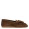 Poelman Mia suède mocassins - donkerbruin