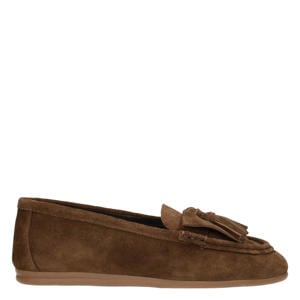 Mia suède mocassins - donkerbruin