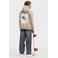 Redefined Rebel hoodie met backprint - beige
