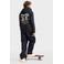 Redefined Rebel sweatvest met backprint - zwart