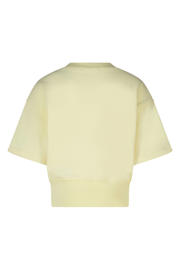 thumbnail: America Today T-shirt met print en tekst - lichtgeel