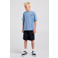 America Today T-shirt met backprint - blauw