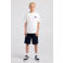 America Today rechtvallend T-shirt met backprint - wit