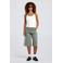America Today wide leg regular waist short grey denim