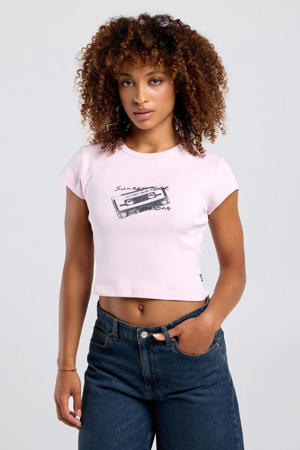 cropped top lichtroze