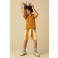 Sissy-Boy gestreepte sweatshort geel