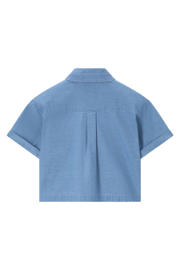 thumbnail: Sissy-Boy blouse broderie light blue denim