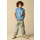 Sissy-Boy gestreepte straight leg jeans blauw