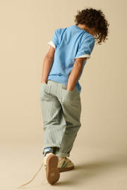 thumbnail: Sissy-Boy gestreepte straight leg jeans blauw