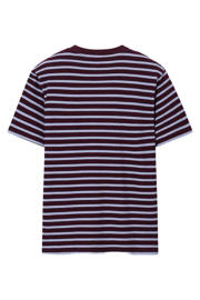 thumbnail: Sissy-Boy relaxed gestreept T-shirt donkerrood