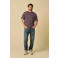 Sissy-Boy relaxed gestreept T-shirt donkerrood