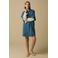 Sissy-Boy denim blousejurk - mediumblauw