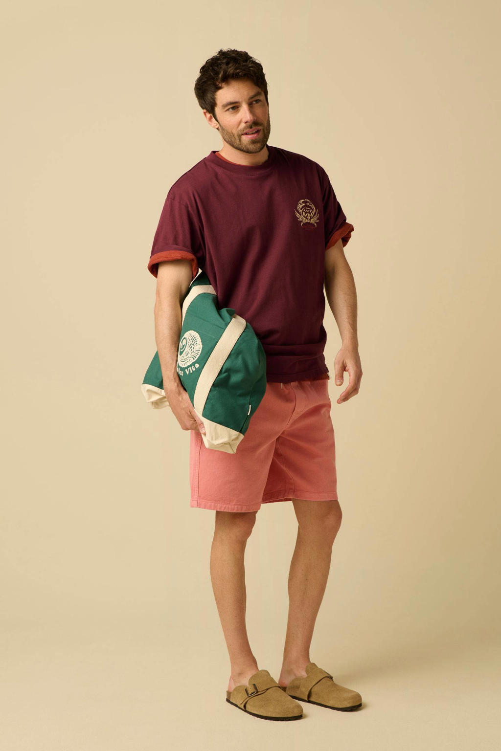 Sissy-Boy relaxed T-shirt donkerrood