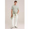 WE Fashion regular fit T-shirt - lichtgroen