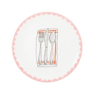 dinerbord - Bestek (Ø26 cm