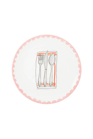 dinerbord - Bestek (Ø26 cm