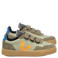 Veja Small V-90 leren sneakers - khaki/geel